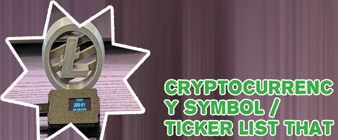 Crypto ticker